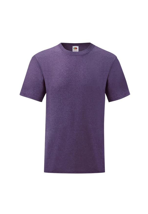 FRUIT OF THE LOOM - Koszulka Unisex Dla Dorosłych Valueweight. Kolor: fioletowy. Sport: turystyka piesza