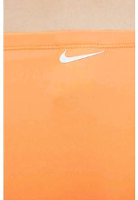 Nike dwuczęściowy strój kąpielowy Essential kolor pomarańczowy lekko usztywniona miseczka. Kolor: pomarańczowy. Materiał: skóra, materiał, włókno #7