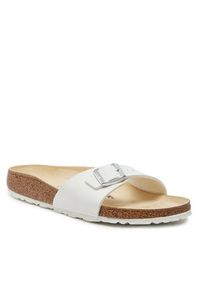 Birkenstock Klapki Madrid 0040733 Biały. Kolor: biały. Materiał: skóra #5