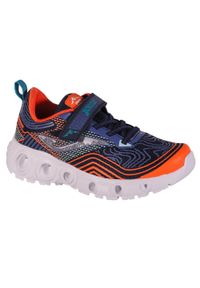 Buty do chodzenia dla dzieci Joma Rase Jr. Zapięcie: rzepy. Kolor: żółty, pomarańczowy, wielokolorowy, niebieski. Materiał: materiał, syntetyk. Szerokość cholewki: normalna. Sport: turystyka piesza