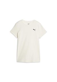 Puma - Damska koszulka Better Essentials PUMA No Color Mix. Kolor: biały, wielokolorowy. Materiał: bawełna. Sport: joga i pilates