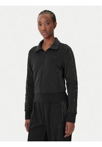 Adidas - adidas Bluza Firebird Lace KC8149 Czarny Slim Fit. Kolor: czarny. Materiał: bawełna #1