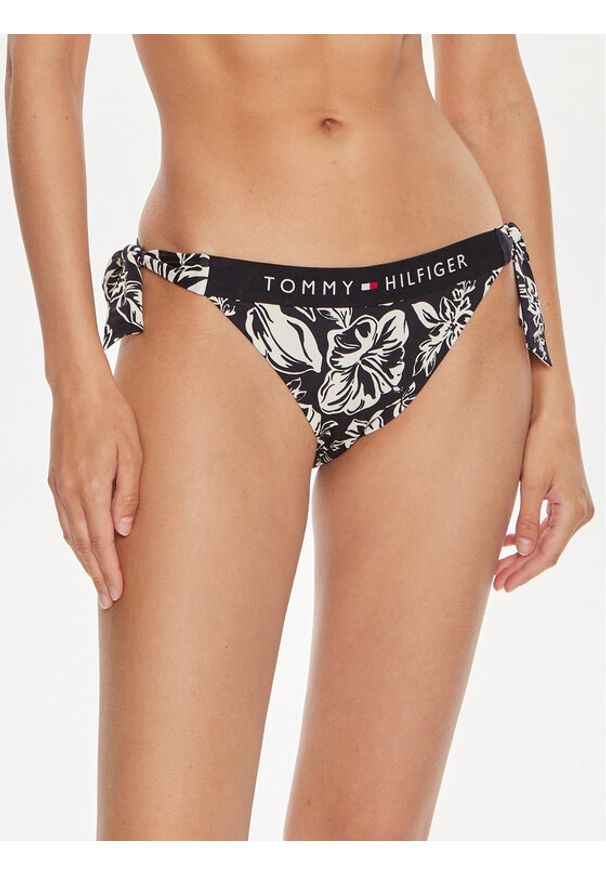 TOMMY HILFIGER - Tommy Hilfiger Dół od bikini UW0UW05366 Granatowy. Kolor: niebieski. Materiał: syntetyk