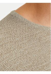 Jack & Jones Sweter George 12268279 Beżowy Regular Fit. Kolor: beżowy. Materiał: bawełna #6