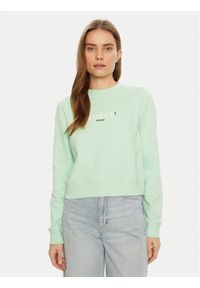 Guess Jeans Bluza W5RQ28 K68I4 Zielony Regular Fit. Kolor: zielony. Materiał: bawełna #1