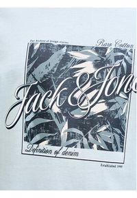 Jack & Jones T-Shirt Honolulu 12288088 Błękitny Regular Fit. Kolor: niebieski. Materiał: bawełna #7