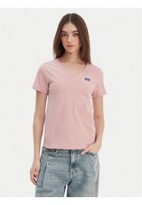 Hugo - HUGO T-Shirt Classic 50513667 Różowy Slim Fit. Kolor: różowy. Materiał: bawełna #1