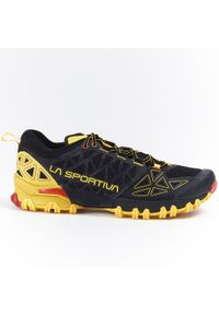 LA SPORTIVA - Buty do biegania męskie La Sportiva La Bushido Ii. Kolor: czarny, wielokolorowy, żółty. Materiał: syntetyk, materiał. Szerokość cholewki: normalna
