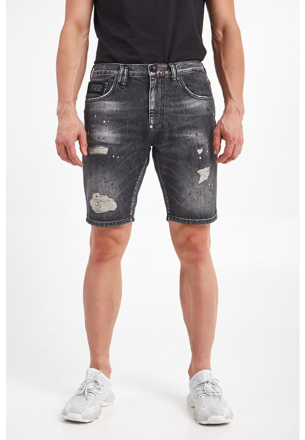 Philipp Plein - Spodenki jeansowe PHILIPP PLEIN. Materiał: jeans