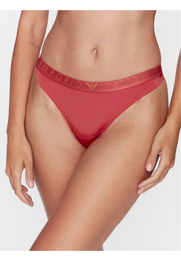 Emporio Armani Underwear Stringi 162468 3F235 03051 Brązowy. Kolor: brązowy. Materiał: bawełna