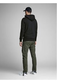 Jack & Jones Bluza Corp Old Logo 12137054 Czarny Regular Fit. Kolor: czarny. Materiał: bawełna #4