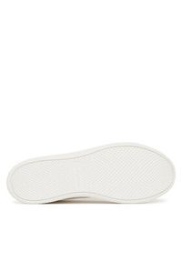 Calvin Klein Sneakersy Low Top Lace Up Tmbl Lth HM0HM01803 Biały. Kolor: biały. Materiał: skóra
