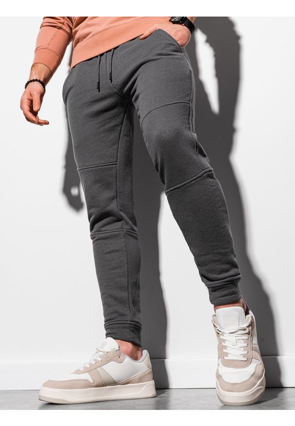 Szare spodnie Ombre Clothing