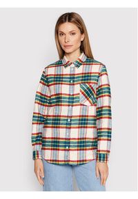 The Kooples Koszula Check Motif FCCL25038K Kolorowy Oversize. Materiał: bawełna. Wzór: kolorowy #7