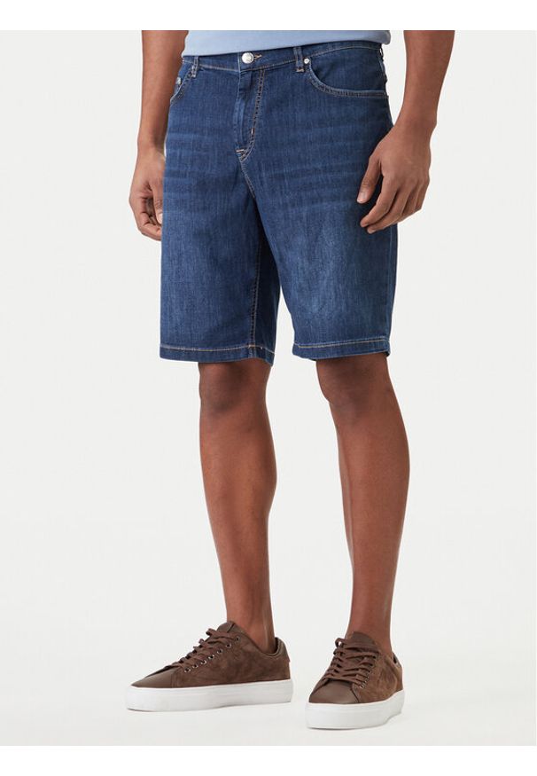 JOOP! Jeans Szorty jeansowe Mabrouk 30102787 Niebieski Modern Fit. Kolor: niebieski. Materiał: bawełna