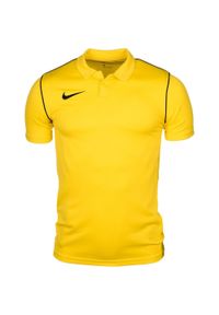 Koszulka sportowa dla dzieci Nike Dry Park 20 Polo. Typ kołnierza: polo. Kolor: żółty