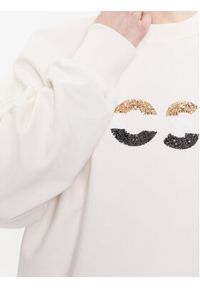 BOSS - Boss Bluza 50485251 Beżowy Oversize. Kolor: beżowy. Materiał: bawełna #6