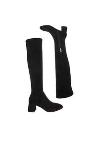 Nine West Kozaki CEO-NOURAN-01 Czarny. Kolor: czarny. Materiał: materiał #7