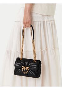 Pinko - PINKO Torebka Love Puff Mini Cl PE 25 PLTT 100039 A27F Czarny. Kolor: czarny. Materiał: skórzane, zamszowe