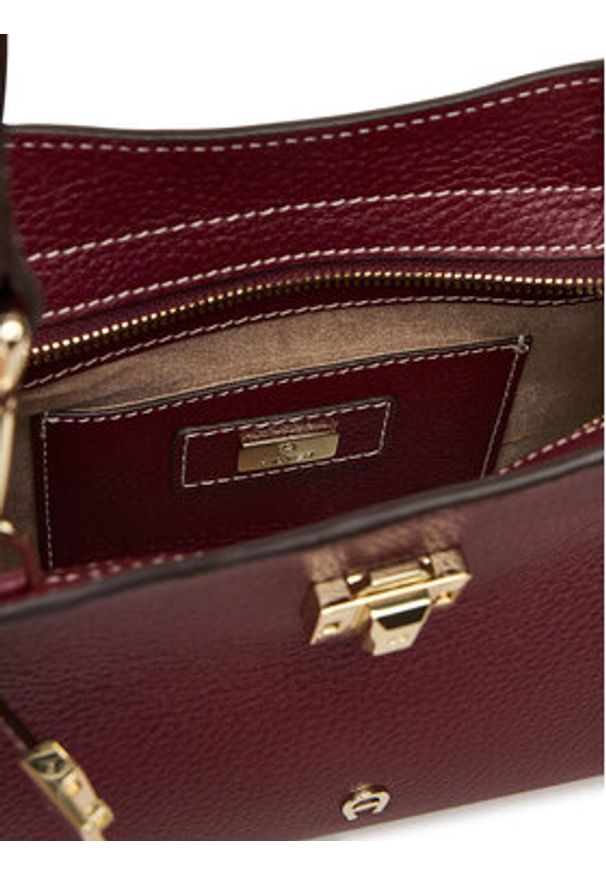 Aigner Torebka Farah S 132961 Bordowy. Kolor: czerwony. Materiał: skórzane