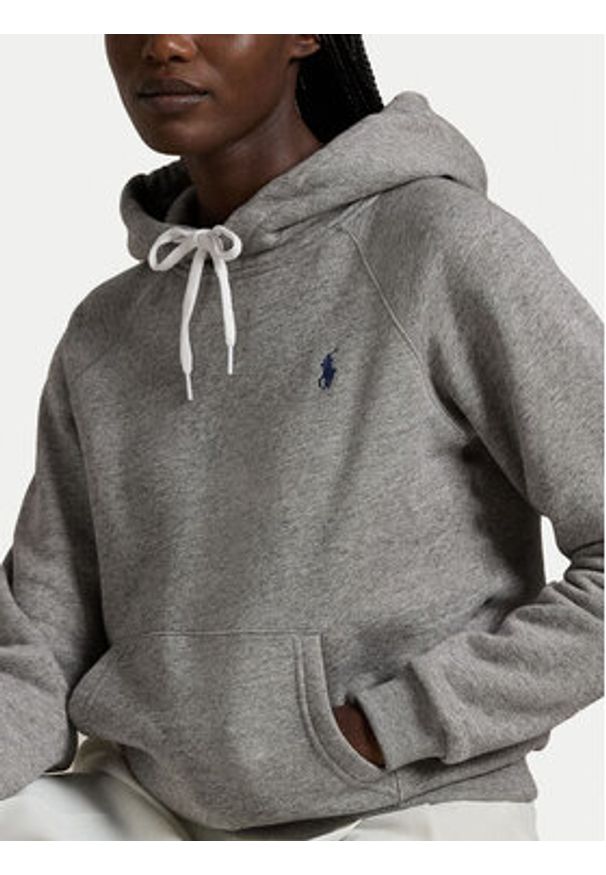 Polo Ralph Lauren Bluza Prl Shrknhd 211943007004 Szary Regular Fit. Typ kołnierza: polo. Kolor: szary. Materiał: bawełna