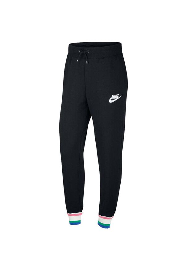 Spodnie Sportowe damskie Nike Heritage. Kolor: czarny. Długość: długie