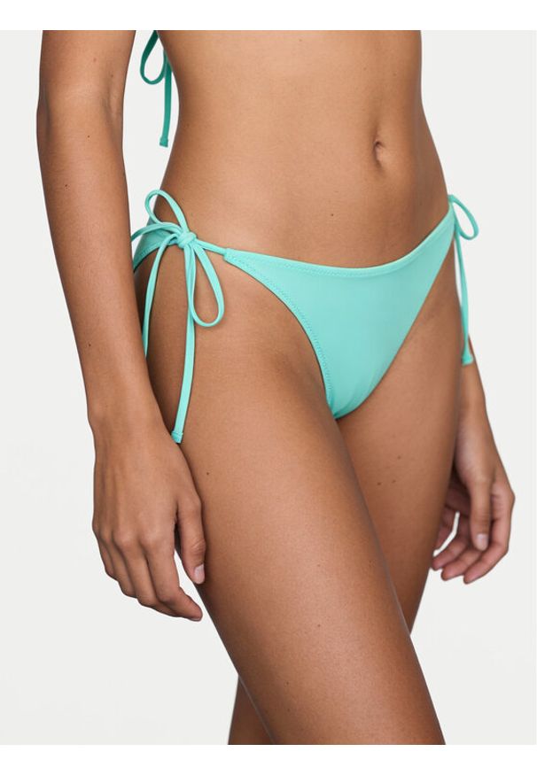 Guess Dół od bikini E6GO27 KF442 Zielony. Kolor: zielony. Materiał: syntetyk