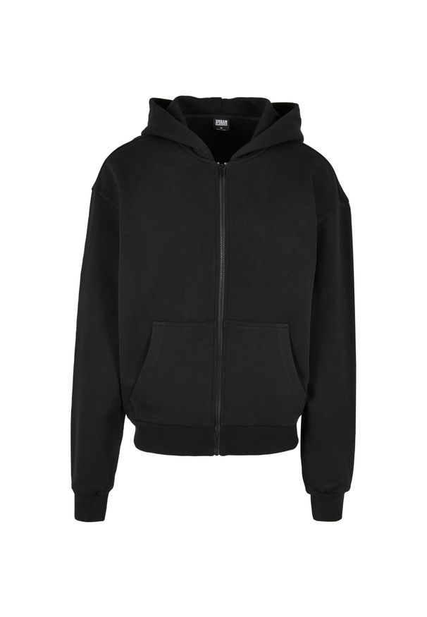 Ultra ciężka rozpinana bluza z kapturem Urban Classics Ultra Heavy. Typ kołnierza: kaptur. Kolor: czarny