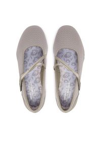 skechers - Skechers Baleriny 100771/TPE Beżowy. Kolor: beżowy. Materiał: materiał #6