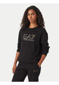 EA7 Emporio Armani Bluza 7W001366 AF12473 MC004 Czarny Regular Fit. Kolor: czarny. Materiał: bawełna #1
