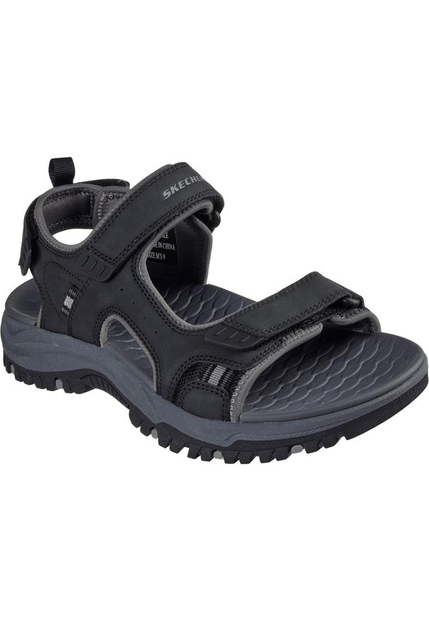 skechers - Sandały męskie SKECHERS Prewitt Rigdon. Kolor: czarny