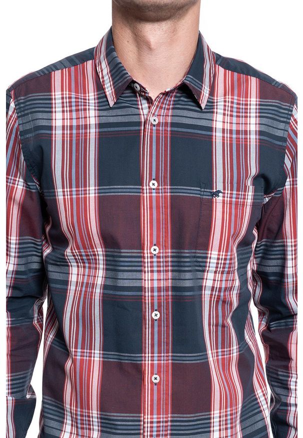 Mustang - MĘSKA KOSZULA MATERIAŁOWA MUSTANG CLEMENS BIG CHECK 1009830 11786. Materiał: materiał