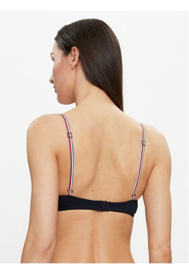 TOMMY HILFIGER - Tommy Hilfiger Góra od bikini UW0UW05372 Granatowy. Kolor: niebieski. Materiał: syntetyk