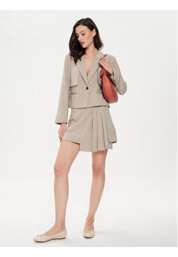 Karen by Simonsen Spódnica trapezowa Nina 10104824 Szary Regular Fit. Kolor: szary. Materiał: syntetyk