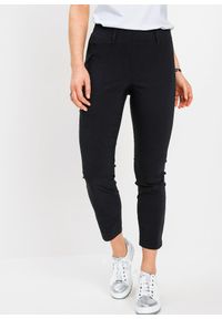 bonprix - Spodnie 7/8 z bengaliny. Kolor: czarny #1