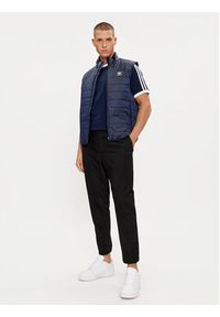 Adidas - adidas Kamizelka Padded Stand Collar Puffer Vest HL9216 Niebieski Regular Fit. Kolor: niebieski. Materiał: syntetyk #3