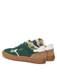 Pepe Jeans Sneakersy PMS31058 Zielony. Kolor: zielony. Materiał: zamsz, skóra #5