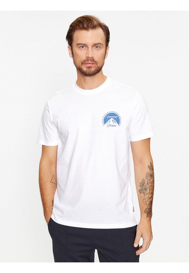 Only & Sons T-Shirt 22027013 Biały Regular Fit. Kolor: biały. Materiał: bawełna