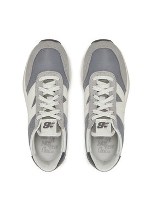 New Balance Sneakersy GS370AH Szary. Kolor: szary. Materiał: zamsz, skóra