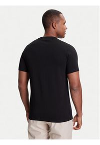Karl Lagerfeld - KARL LAGERFELD T-Shirt 755087 553235 Czarny Regular Fit. Typ kołnierza: dekolt w karo. Kolor: czarny. Materiał: bawełna #3