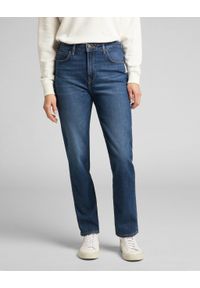Lee - LEE CAROL DAMSKIE SPODNIE JEANSOWE JEANSY DŻINSY DARK RUBY L30UMWDU 112139797