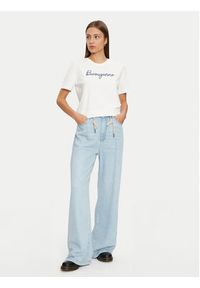 Vila T-Shirt 14097444 Biały Regular Fit. Kolor: biały. Materiał: bawełna #5