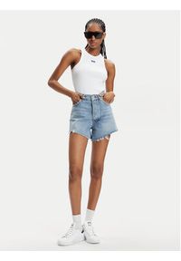 Hugo Top Easy 50508857 Biały Slim Fit. Kolor: biały. Materiał: bawełna #4