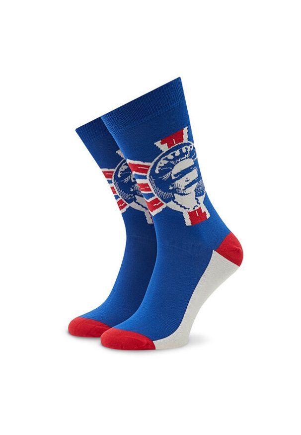 Stereo Socks Skarpety wysokie unisex Punk Royale Niebieski. Kolor: niebieski. Materiał: materiał, bawełna
