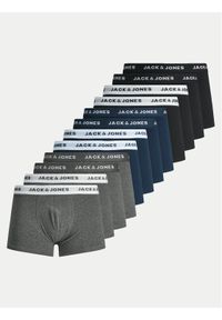 Jack & Jones - Jack&Jones Komplet 12 par bokserek Solid 12189935 Kolorowy. Materiał: bawełna. Wzór: kolorowy