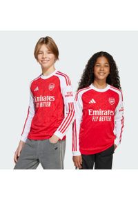 Adidas - Koszulka Arsenal 25/26 Long Sleeve Home Kids. Kolor: czerwony, biały, wielokolorowy. Długość rękawa: długi rękaw