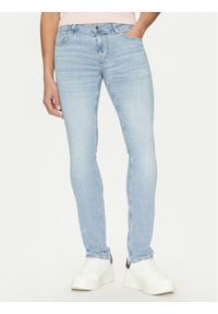 Guess Jeansy M5GAN1 D5MZ3 Niebieski Slim Fit. Kolor: niebieski #1
