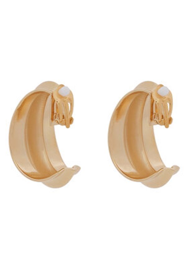 Elisabetta Franchi Klipsy OR-63B-51E2-V230 Złoty. Materiał: metalowe. Kolor: złoty