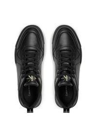 Calvin Klein Jeans Sneakersy Chunky Cup 2.0 Low Lth Lum YM0YM00876 Czarny. Kolor: czarny. Materiał: skóra