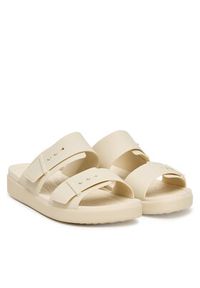 Crocs Klapki Brooklyn Buckle Low Low 211215 Écru #5